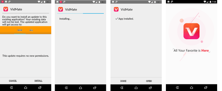 vidmate apk download install